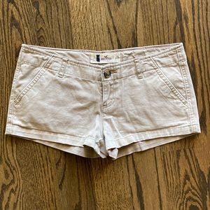 Hollister California khaki shorts, size 3, waist 26
